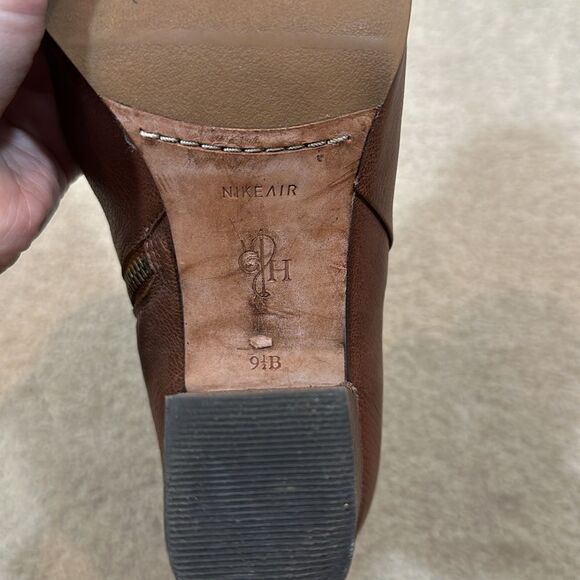 Cole Haan Nike Air Heeled Brown Ankle Vintage Cassidy Booties Women Size 9.5B - Picture 7 of 11